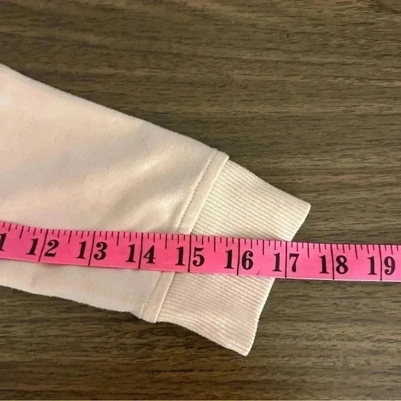 🌟Rae Dunn Women's "BEST MOM  EVER" Studio Raglan Pullover Sweatshirt S - Picture 11 of 11